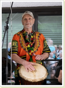 Reinhard, Djembespieler mit Wumms